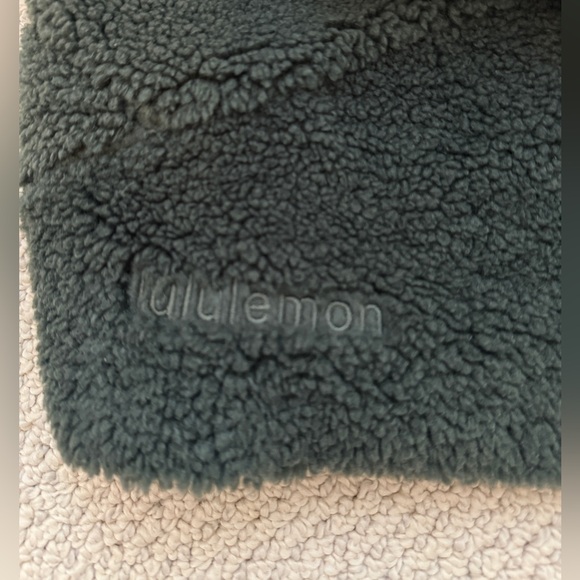 Lululemon Scuba Textured Sherpa Half-Zip Fleece Hoodie - Size M/L - Picture 10 of 10